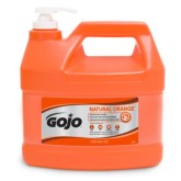 Gojo 0955-04 Natural Orange Pumice Hand Cleaner Soap - Gallon